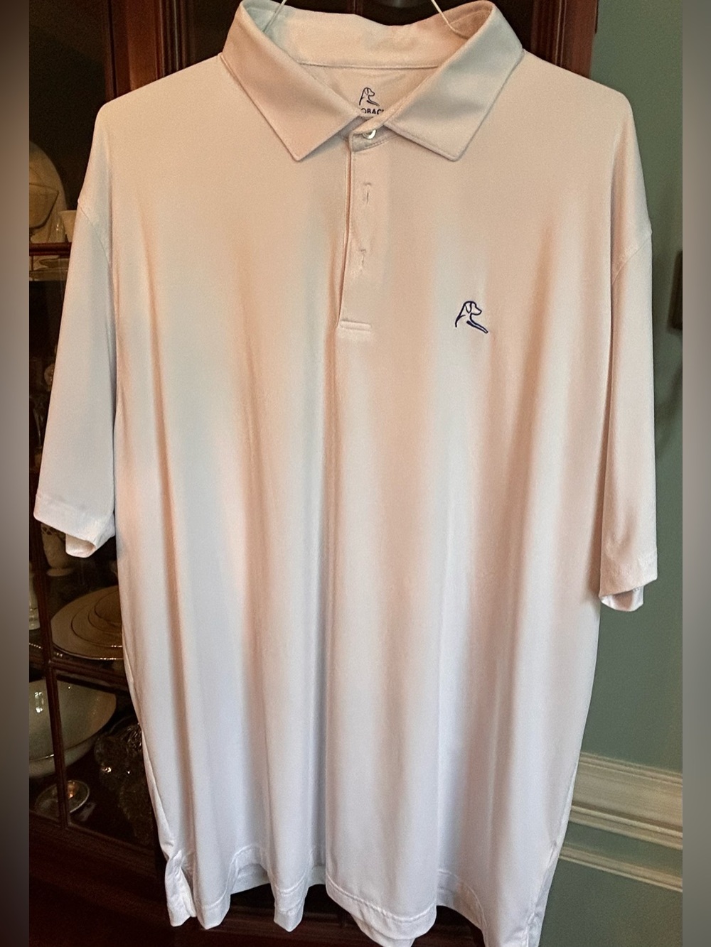 Rhoback 3XL  XXL White Polo EUC
